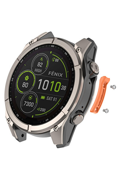 CaseOnn Garmin Tactix 8 – 47 Mm, Amoled Side Case Protector with Mounting Set...