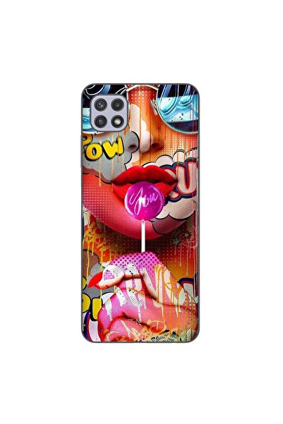 OEM Husa compatibila cu Samsung Galaxy A22 5G Silicon Gel Tpu Model Pop Art L...