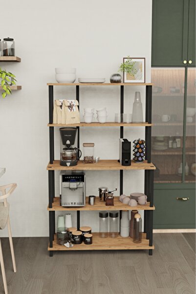 Remaks Barista Kahve Köşesi Dolabı | Çok Raflı Kahve Dolabı | Çok Amaçlı Mutf...