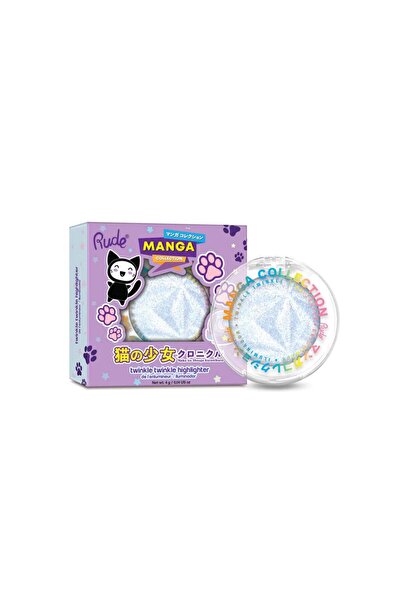 RUDE cosmetics Evidențiator Twinkle Twinkle Manga Collection, nuanța Lăbuțele...