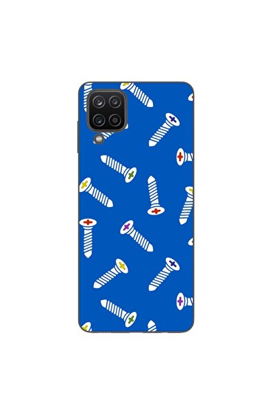OEM Калъф, съвместим със Samsung Galaxy A12, силиконов гел TPU модел с шарка ...
