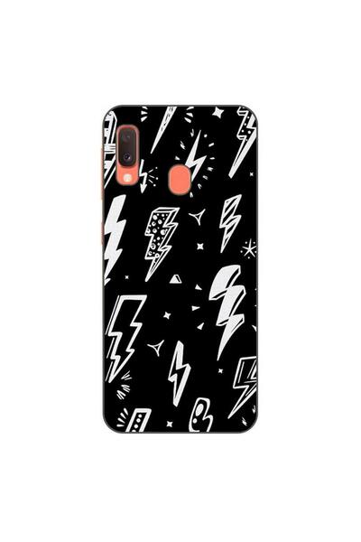 OEM Θήκη συμβατή με Samsung Galaxy A20e Σιλικόνης Gel TPU, Μοντέλο Lightnings
