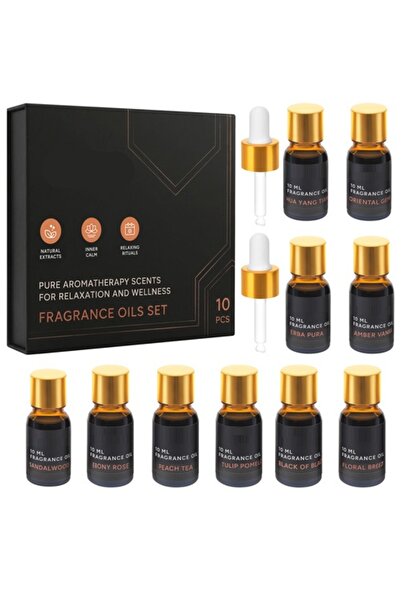 zola Set 10 uleiuri esentiale, aromaterapie, difuzor/umidificator, arome vari...