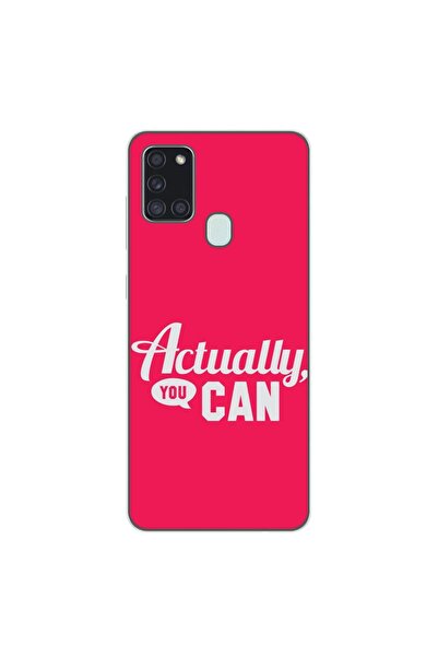 OEM Husa compatibila cu Samsung Galaxy A21s Silicon Gel Tpu Model Mesaj Actua...