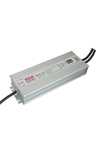Jinbo 360W 12V 30A IP67 Metal Kasa Dış Mekan LED Trafo – 3 Yıl Garanti (JLV-1...