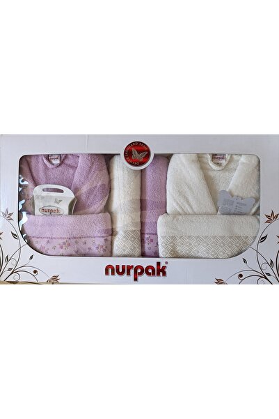 Nurpak Bornoz Takımı 8 Parça Deluxe