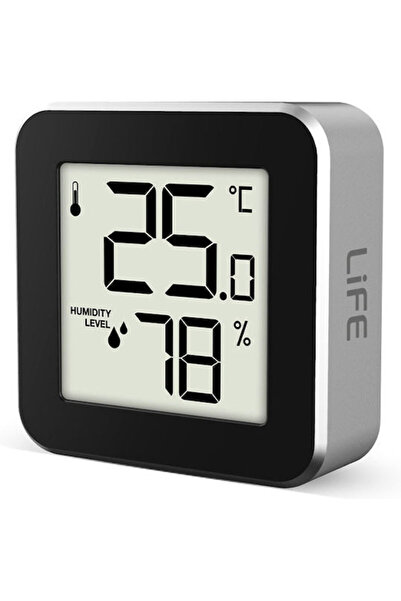 Life Alu Mini Θερμόμετρο & Υγρόμετρο Εσωτερικού Χώρου Επιτραπέζιο / Επιτοίχιο...