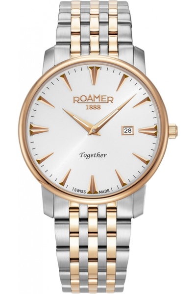 Roamer Ceas bărbătesc 992857 49 15 50, aur roz, clasic, pentru cupluri
