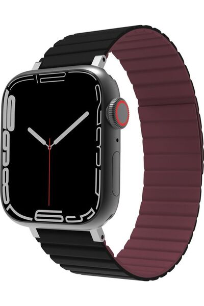 Jcpal Curea FlexForm pentru Apple Watch Negru/Roșu (38/40/41mm)