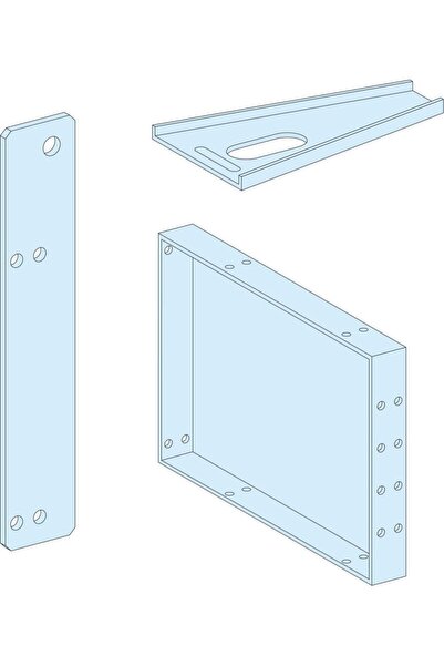 Schneider Electric PrisaSet Plintă din spate 150mm IP55 LVS08392