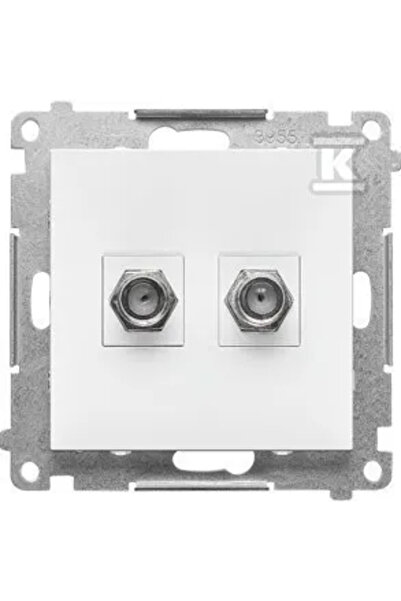 Kontakt-Simon Simon 55 Tip F” Mufă antenă dublă (modul). Pentru instalații in...