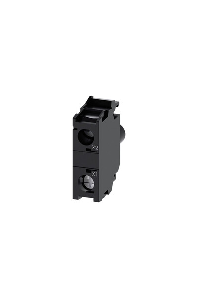 Siemens Suport lampă bloc LED albastru 24V AC-DC capac șurub cu montare front...