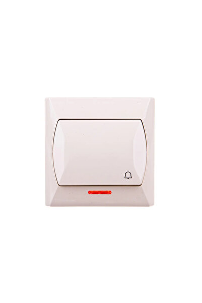 OSPEL Sonerie conector cu iluminare de fundal portocaliu AKCENT ŁP-6AS/01 bej