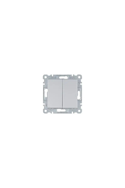 hager Seria Lumine/suport de cuplare argintiu WL0042