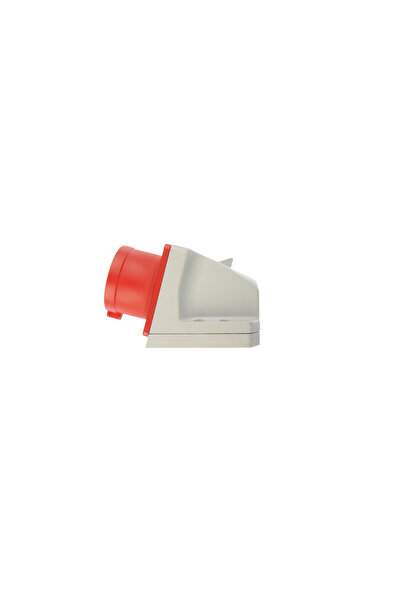 PCE Priză receptor 16A 5P 400V roșu IP44 515-6