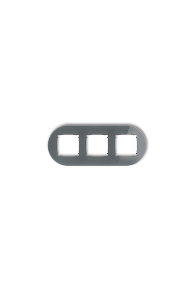 KARLIK ICON Ramă universală triplu rotundă - efect de sticlă (ramă: bază graf...