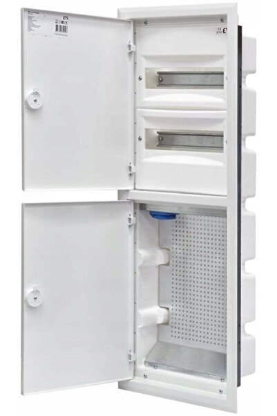 ETI Polam Comutator hibrid 2x12 ușă metalică încastrată alb/IP40 400V AC/ERP1...