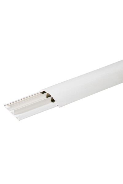 Elettrocanali Banda de podea 50x12mm alb ECCAP5012B /2m/