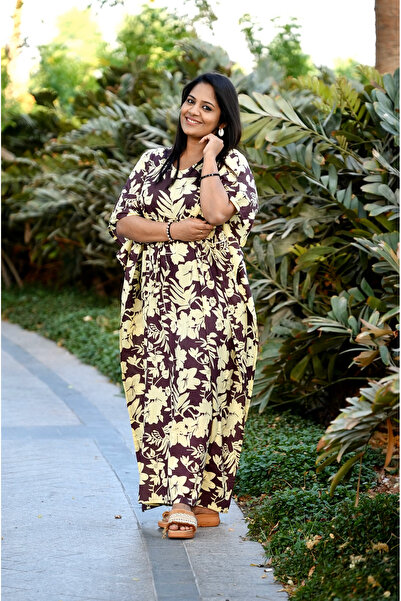 KIDONUS Maroon kaftan