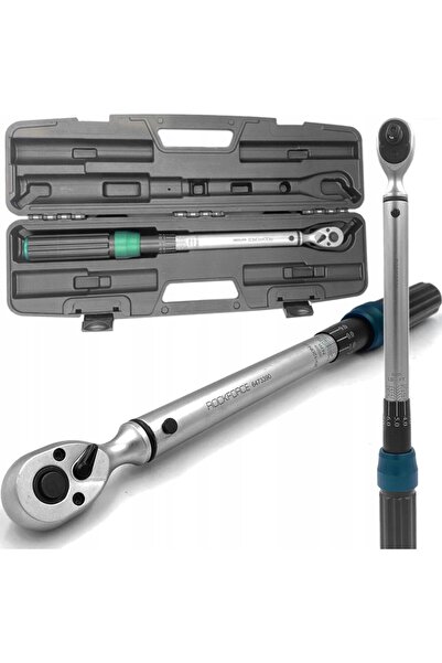 ROCKFORCE Cheie dinamometrică blocare, Rock Force, Otel, 3/8 " Argintiu/...