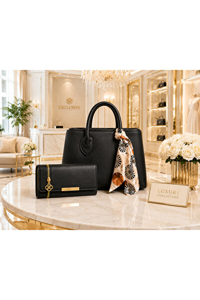 MODAMARKM Two-Section Bag and Wallet Set Women's Shoulder Bag and Wallet Dail...