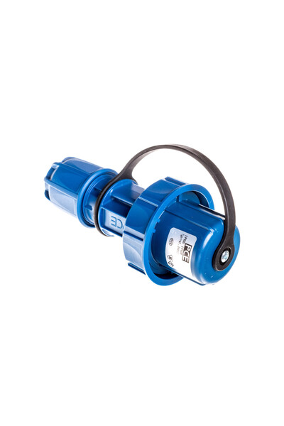 PCE Mufă portabilă 16A 2P+Z UNI-SCHUKO 230V IP68 albastru NAUTILUS 20051-b