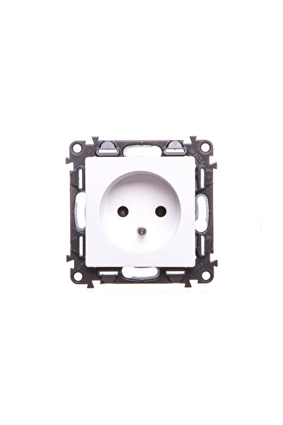 Legrand Priză 2P+Z cu obturator alb (753180)