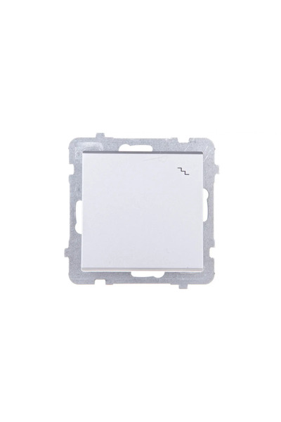 OSPEL Conector Scară Sonata simplu 16AX IP20 argintiu mat (LP-3R/m/38)