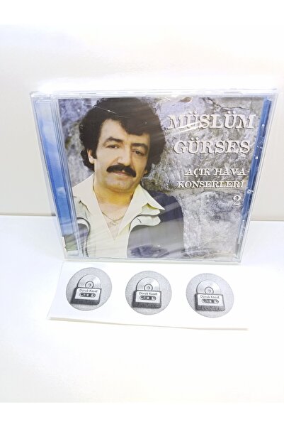 CD Müslüm Gürses açık hava konserleri 2 albüm