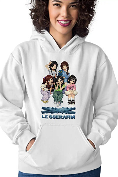 OEM Γυναικείο Φούτερ Le Sserafim Kpop Εμπορεύματα Serafim