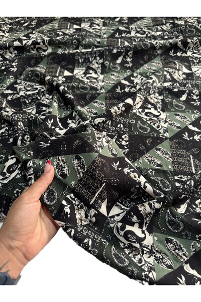 BURSA KUMAŞTAN Cotton Viscose Fabric 150 cm Wide Draped Dressing Gown Shalwar...