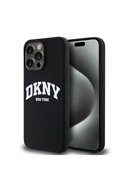 Dkny Υγρή Σιλικόνη / Πλαστικό Λευκό Υλικό για Πίσω Κάλυμμα (iPhone 13 Pro Max)