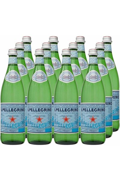 San Pellegrino S.Pellegrino San Sparkling Natural Mineral Water Glass 12x750ml