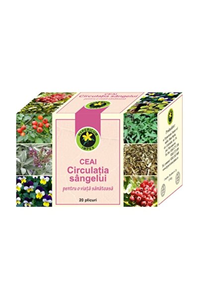 Hypericum Plant Ceai pentru Circulația Sângelui 20 plicuri