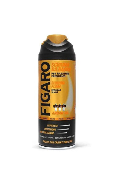 Figaro Αφρός ξυρίσματος Κανονικό Ξύρισμα με Έλαιο Αργκάν 400ml