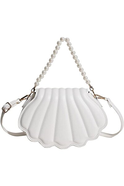Urban URBANNX Shoulder Bag PU Leather Messenger Bag with Pearl Chain Strap St...