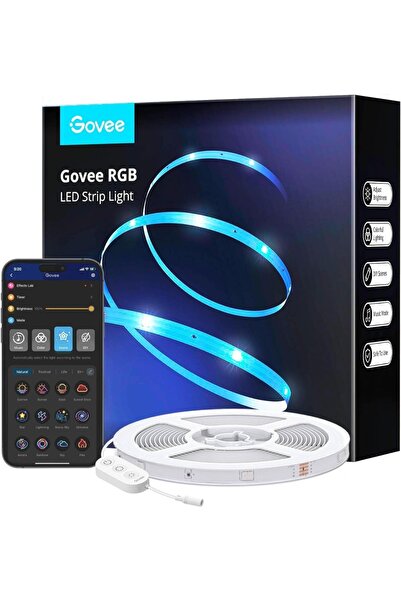 Govee Έξυπνη ταινία LED RGB WiFi 5μ, Έλεγχος μέσω εφαρμογής, Αλλαγή χρωμάτων,...