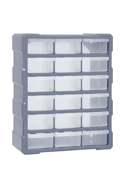 vidaxl Organizator cu 18 sertare medii, 38 x 16 x 47 cm