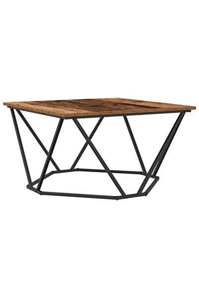 vidaxl Masă de cafea Lemn Vechi 80 x 80 x 45 cm