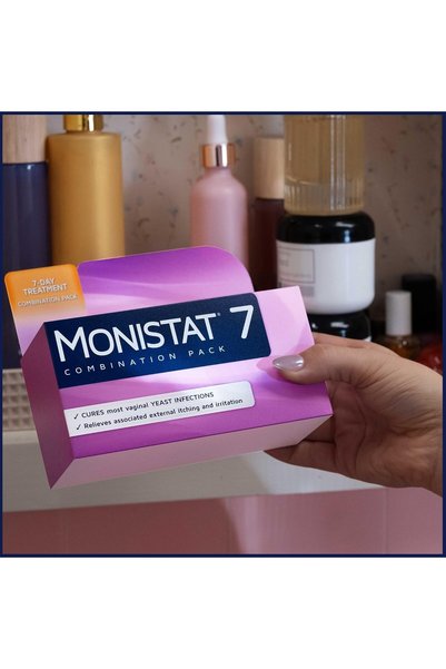 Monistat 7-Day Yeast Infection Treatment for Women, Miconazole Cream (45g) with Applicators & Itch Relief Cream (9g)