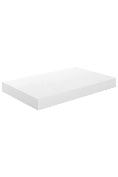 vidaxl Etajeră de perete, alb lucios, 40 x 23 x 3.8 cm, MDF