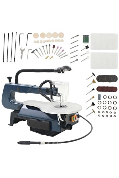 vidaxl Set de mașini de tăiat, 108 piese, 125 W, 252 mm
