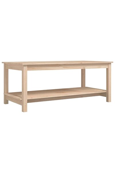 vidaxl Măsuță de cafea, 110x55x45 cm, lemn masiv de pin
