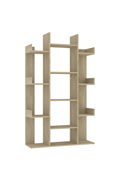 vidaxl Bibliotecă, stejar sonoma, 86x25,5x140 cm, PAL