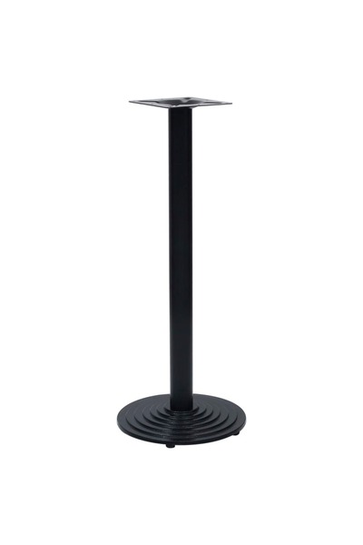 vidaxl Picior masă de bistro, negru,Ø43x107 cm, fontă