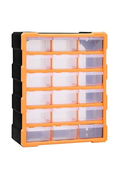 vidaxl Organizator cu 18 sertare medii, 38 x 16 x 47 cm