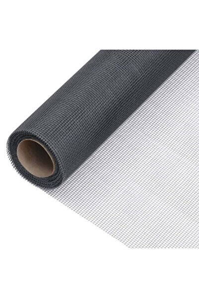 vidaxl Plasă metalică, gri, 100 x 1000 cm, fibră de sticlă