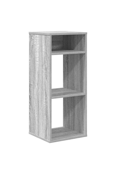 vidaxl Bibliotecă, gri sonoma, 34x31x80 cm, lemn prelucrat
