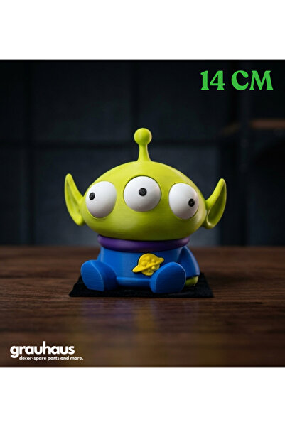 GRAUHAUS Hareketli Gözlü Space Alien Uzaylı Figür