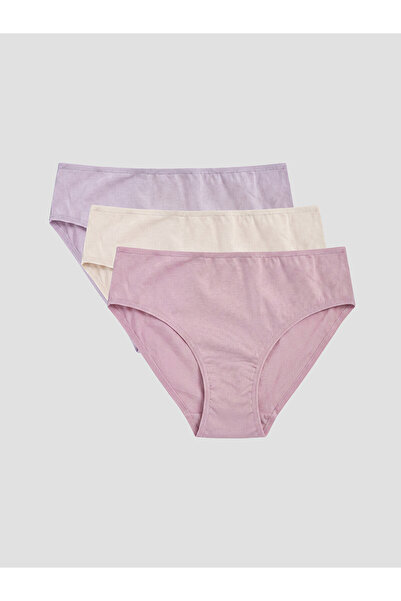 LC Waikiki Peak New Season Plain Bikini Panties 3-Pack